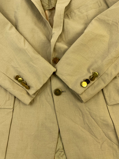 【中古品】【メンズ】 CHAPS BY RALPH LAUREN チャップス バイ ラルフ ローレン 70S 2B LS JACKET 70年代 ロングスリーブ ジャケット アウター ジャンパー 146-260724-hu-40-min カラー：ベージュ 万代Net店