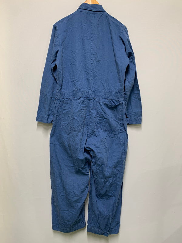 【中古品】【メンズ】 UNIVERSAL OVERALL ユニバーサル オーバーオール 50S ヘリンボーンツイル オールインワン 50年代 ヴィンテージ つなぎ 157-251109-em-24-min サイズ：42 カラー：ブルー 万代Net店