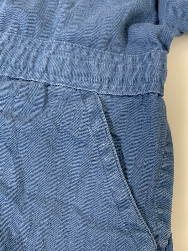 【中古品】【メンズ】 UNIVERSAL OVERALL ユニバーサル オーバーオール 50S ヘリンボーンツイル オールインワン 50年代 ヴィンテージ つなぎ 157-251109-em-24-min サイズ：42 カラー：ブルー 万代Net店