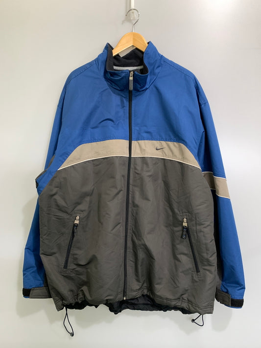 【中古品】【メンズ】 NIKE ナイキ WARM-UP JACKET ウォームアップ ジャケット 上着 アウター 146-260812-hu-32-min サイズ：XXL カラー：ブルー/グレー 万代Net店