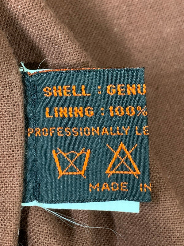 【現状渡し品】【メンズ】 INDIAN MOTORCYCLE インディアン モーターサイクル A-2 FLIGHT JACKET フライトジャケット レザー メンズ アウター 145-251109-em-18-min サイズ：38 カラー：ブラウン 万代Net店