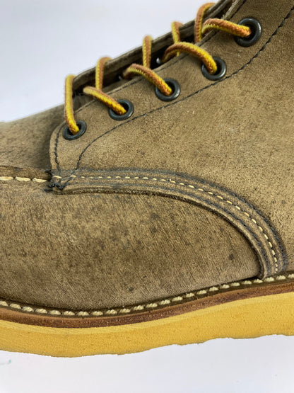 【中古品】【メンズ】 RED WING レッドウィング 2877 IRISH SETTER NUBUCK LEATHER MOC TOE BOOTS アイリッシュセッター ヌバックレザー モックトゥーブーツ 革靴 164-251113-kk-25-min サイズ：10 カラー：グレー系 万代Net店