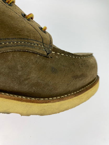 【中古品】【メンズ】 RED WING レッドウィング 2877 IRISH SETTER NUBUCK LEATHER MOC TOE BOOTS アイリッシュセッター ヌバックレザー モックトゥーブーツ 革靴 164-251113-kk-25-min サイズ：10 カラー：グレー系 万代Net店