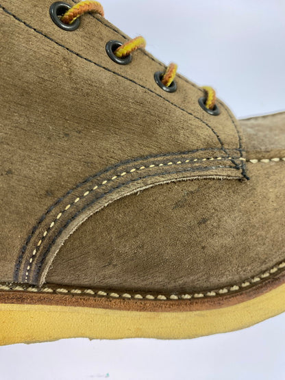 【中古品】【メンズ】 RED WING レッドウィング 2877 IRISH SETTER NUBUCK LEATHER MOC TOE BOOTS アイリッシュセッター ヌバックレザー モックトゥーブーツ 革靴 164-251113-kk-25-min サイズ：10 カラー：グレー系 万代Net店