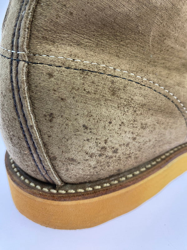 【中古品】【メンズ】 RED WING レッドウィング 2877 IRISH SETTER NUBUCK LEATHER MOC TOE BOOTS アイリッシュセッター ヌバックレザー モックトゥーブーツ 革靴 164-251113-kk-25-min サイズ：10 カラー：グレー系 万代Net店