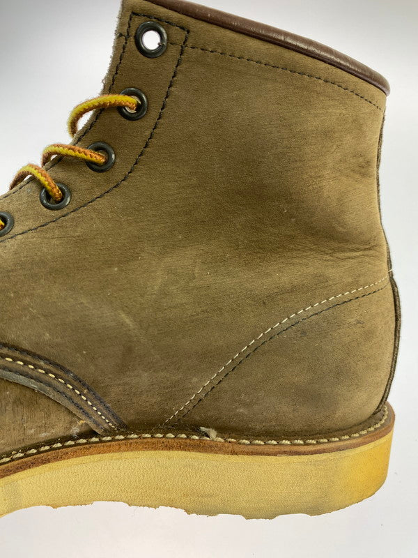 【中古品】【メンズ】 RED WING レッドウィング 2877 IRISH SETTER NUBUCK LEATHER MOC TOE BOOTS アイリッシュセッター ヌバックレザー モックトゥーブーツ 革靴 164-251113-kk-25-min サイズ：10 カラー：グレー系 万代Net店