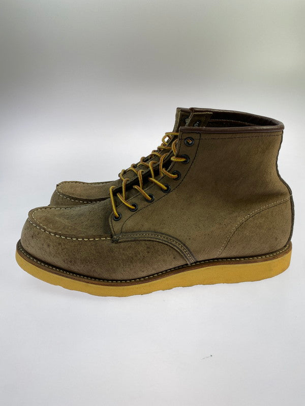 【中古品】【メンズ】 RED WING レッドウィング 2877 IRISH SETTER NUBUCK LEATHER MOC TOE BOOTS アイリッシュセッター ヌバックレザー モックトゥーブーツ 革靴 164-251113-kk-25-min サイズ：10 カラー：グレー系 万代Net店
