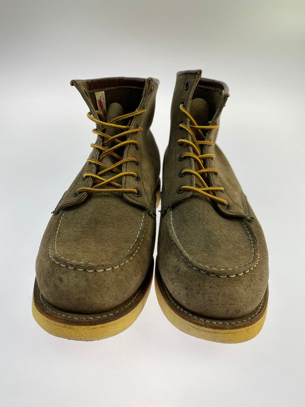 【中古品】【メンズ】 RED WING レッドウィング 2877 IRISH SETTER NUBUCK LEATHER MOC TOE BOOTS アイリッシュセッター ヌバックレザー モックトゥーブーツ 革靴 164-251113-kk-25-min サイズ：10 カラー：グレー系 万代Net店