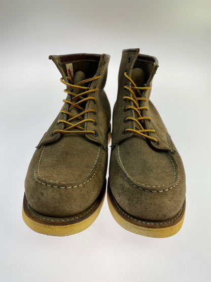 【中古品】【メンズ】 RED WING レッドウィング 2877 IRISH SETTER NUBUCK LEATHER MOC TOE BOOTS アイリッシュセッター ヌバックレザー モックトゥーブーツ 革靴 164-251113-kk-25-min サイズ：10 カラー：グレー系 万代Net店