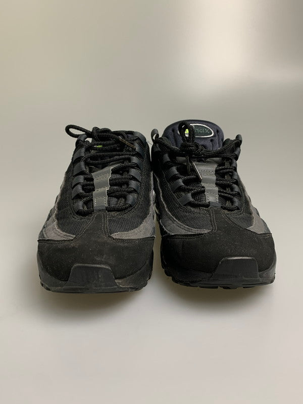 【中古品】【メンズ】 NIKE ナイキ AIR MAX 95 RETRO LOGO エア マックス 95 レトロロゴ CV1635-002 メンズ 靴 シューズ スニーカー 160-260709-hu-09-min サイズ：26.5ｃｍ US8.5 カラー：ブラック/グレー/グリーン 万代Net店
