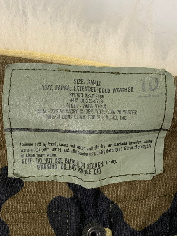 【中古品】【メンズ】 U.S.ARMY ユーエスアーミー SPO100-96-D-4002 ECWCS GEN1 GTX PARKA FUR RUFF ECWCS TENNESSEE APPARE パーカー ファー ラフ テネシー アパレル 146-251109-em-23-min サイズ：S-R カラー：グリーン系（迷彩柄） 万代Net店