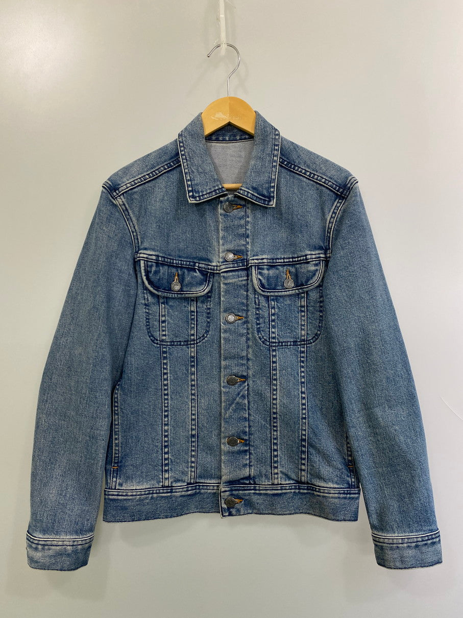 【中古品】【メンズ】 A.P.C. アーペーセー 3rd TYPE DENIM JACKET サードタイプ デニムジャケット ライトアウター Gジャン 141-251106-kk-28-min サイズ：XXS カラー：ライトインディゴ 万代Net店