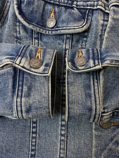 【中古品】【メンズ】 A.P.C. アーペーセー 3rd TYPE DENIM JACKET サードタイプ デニムジャケット ライトアウター Gジャン 141-251106-kk-28-min サイズ：XXS カラー：ライトインディゴ 万代Net店