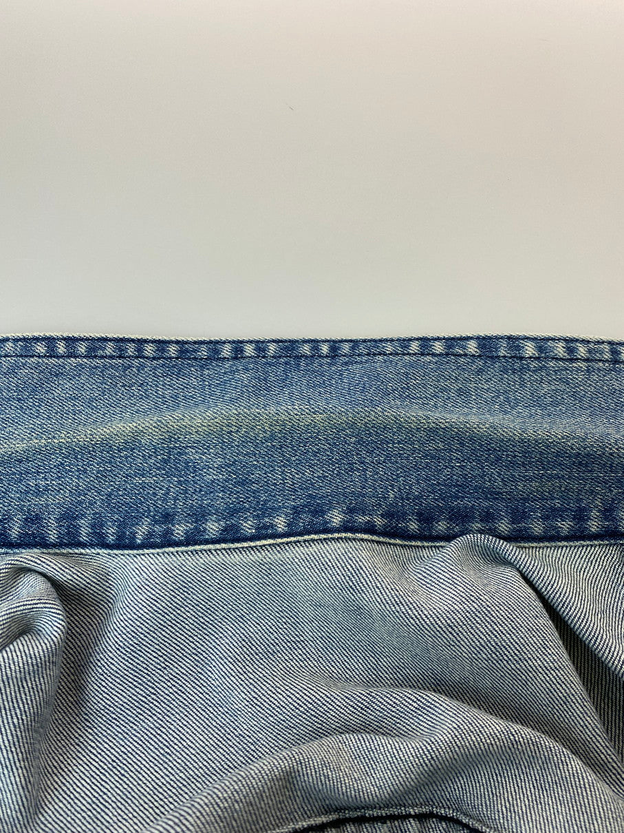 【中古品】【メンズ】 A.P.C. アーペーセー 3rd TYPE DENIM JACKET サードタイプ デニムジャケット ライトアウター Gジャン 141-251106-kk-28-min サイズ：XXS カラー：ライトインディゴ 万代Net店