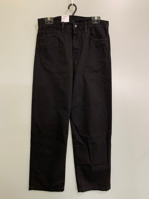 【中古品】【メンズ】 CARHARTT WIP カーハートダブリューアイピー LANDON PANT BLACK ランドンパンツ デニムパンツ ワイドシルエット メンズ ボトムス ジーンズ 153-251109-em-13-min サイズ：32 カラー：ブラック 万代Net店
