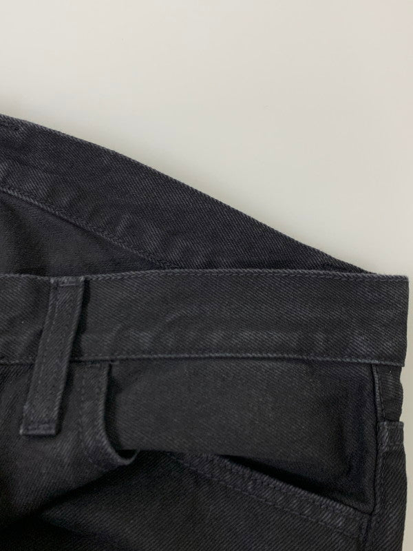 【中古品】【メンズ】 CARHARTT WIP カーハートダブリューアイピー LANDON PANT BLACK ランドンパンツ デニムパンツ ワイドシルエット メンズ ボトムス ジーンズ 153-251109-em-13-min サイズ：32 カラー：ブラック 万代Net店