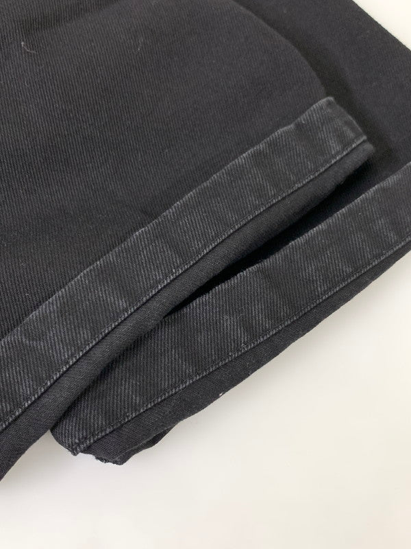 【中古品】【メンズ】 CARHARTT WIP カーハートダブリューアイピー LANDON PANT BLACK ランドンパンツ デニムパンツ ワイドシルエット メンズ ボトムス ジーンズ 153-251109-em-13-min サイズ：32 カラー：ブラック 万代Net店