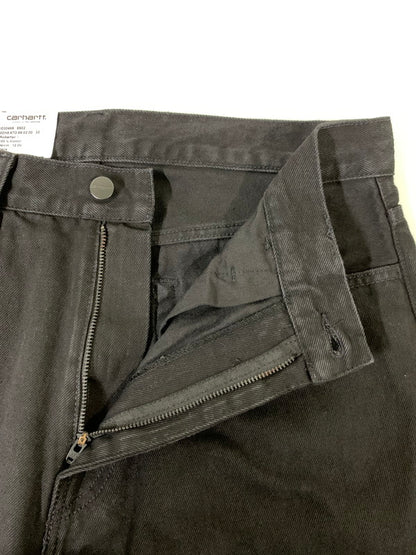 【中古品】【メンズ】 CARHARTT WIP カーハートダブリューアイピー LANDON PANT BLACK ランドンパンツ デニムパンツ ワイドシルエット メンズ ボトムス ジーンズ 153-251109-em-13-min サイズ：32 カラー：ブラック 万代Net店
