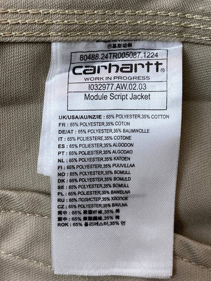 【中古品】【メンズ】 Carhartt WIP カーハート ワークインプログレス MODULE SCRIPT JACKET I032977 モジュール スクリプトジャケット ライトアウター 142-251106-kk-61-min サイズ：M カラー：ベージュ 万代Net店