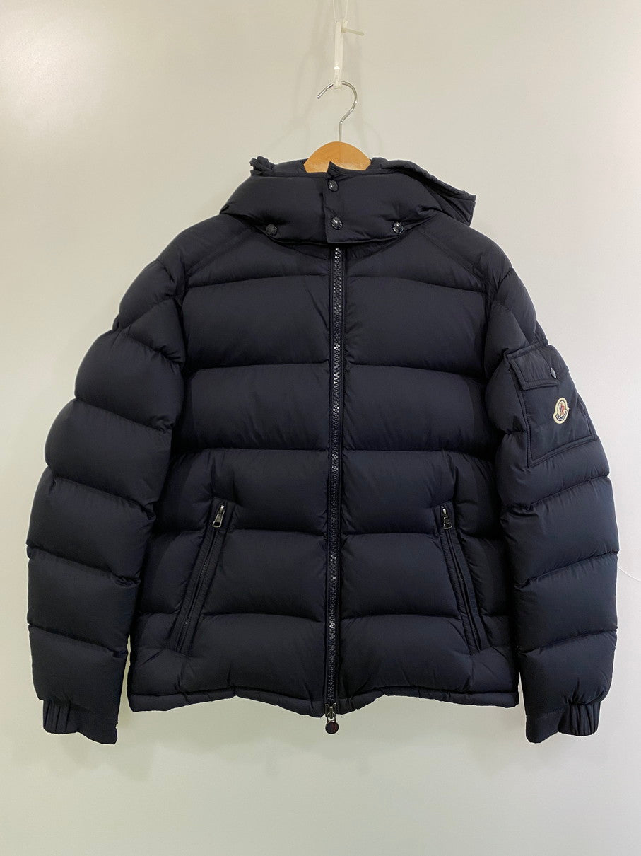 【中古品】【メンズ】 MONCLER モンクレール MAYA GIUBBOTTO F20911A53600 マヤ ダウンジャケット アウター 141-251106-kk-03-min サイズ：2 カラー：ネイビー 万代Net店