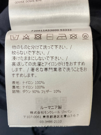 【中古品】【メンズ】 MONCLER モンクレール MAYA GIUBBOTTO F20911A53600 マヤ ダウンジャケット アウター 141-251106-kk-03-min サイズ：2 カラー：ネイビー 万代Net店