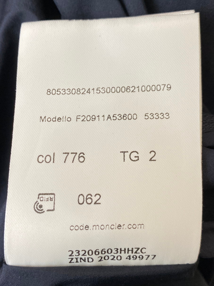 【中古品】【メンズ】 MONCLER モンクレール MAYA GIUBBOTTO F20911A53600 マヤ ダウンジャケット アウター 141-251106-kk-03-min サイズ：2 カラー：ネイビー 万代Net店