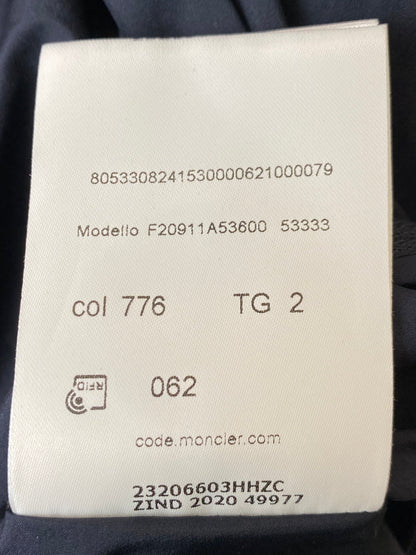 【中古品】【メンズ】 MONCLER モンクレール MAYA GIUBBOTTO F20911A53600 マヤ ダウンジャケット アウター 141-251106-kk-03-min サイズ：2 カラー：ネイビー 万代Net店