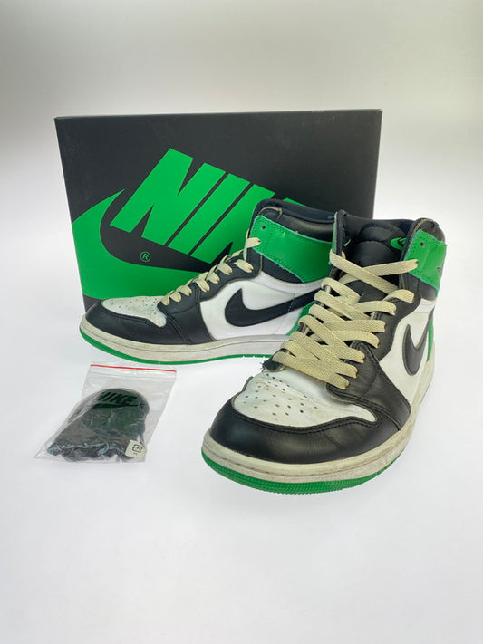 【中古品】【メンズ/レディース】 NIKE ナイキ DZ5485-031 AIR JORDAN 1 RETRO HIGH OG CELTICS BLACK AND LUCKY GREEN 靴 シューズ スニーカー 160-251108-AS-9-min サイズ：26cm カラー：BLACK/LUCKY GREEN-WHITE 万代Net店