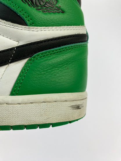 【中古品】【メンズ/レディース】 NIKE ナイキ DZ5485-031 AIR JORDAN 1 RETRO HIGH OG CELTICS BLACK AND LUCKY GREEN 靴 シューズ スニーカー 160-251108-AS-9-min サイズ：26cm カラー：BLACK/LUCKY GREEN-WHITE 万代Net店