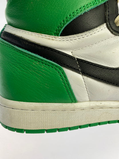 【中古品】【メンズ/レディース】 NIKE ナイキ DZ5485-031 AIR JORDAN 1 RETRO HIGH OG CELTICS BLACK AND LUCKY GREEN 靴 シューズ スニーカー 160-251108-AS-9-min サイズ：26cm カラー：BLACK/LUCKY GREEN-WHITE 万代Net店