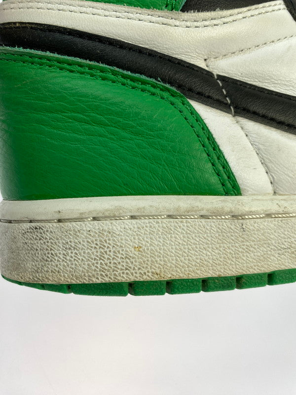 【中古品】【メンズ/レディース】 NIKE ナイキ DZ5485-031 AIR JORDAN 1 RETRO HIGH OG CELTICS BLACK AND LUCKY GREEN 靴 シューズ スニーカー 160-251108-AS-9-min サイズ：26cm カラー：BLACK/LUCKY GREEN-WHITE 万代Net店