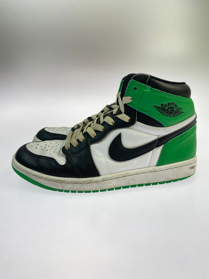 【中古品】【メンズ/レディース】 NIKE ナイキ DZ5485-031 AIR JORDAN 1 RETRO HIGH OG CELTICS BLACK AND LUCKY GREEN 靴 シューズ スニーカー 160-251108-AS-9-min サイズ：26cm カラー：BLACK/LUCKY GREEN-WHITE 万代Net店