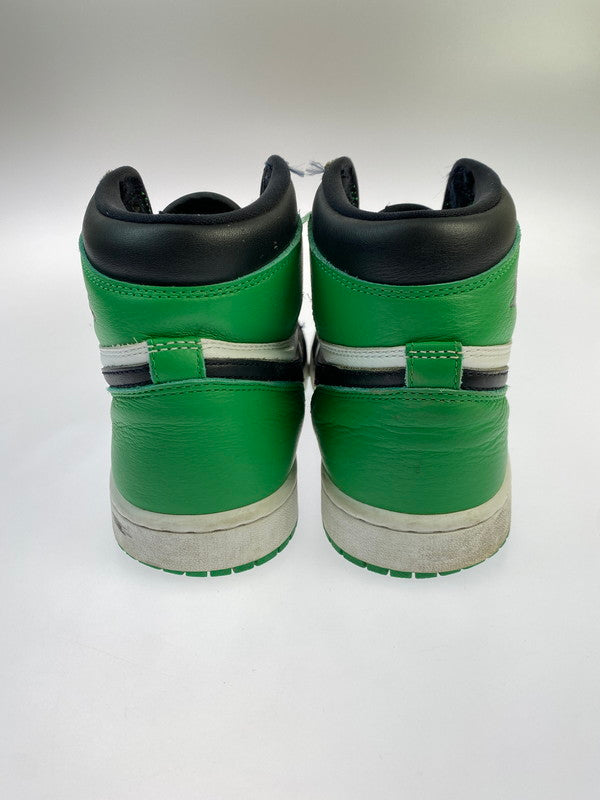【中古品】【メンズ/レディース】 NIKE ナイキ DZ5485-031 AIR JORDAN 1 RETRO HIGH OG CELTICS BLACK AND LUCKY GREEN 靴 シューズ スニーカー 160-251108-AS-9-min サイズ：26cm カラー：BLACK/LUCKY GREEN-WHITE 万代Net店