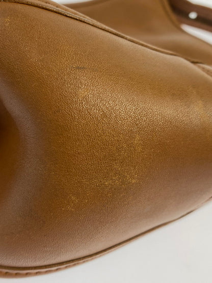 【現状渡し品】【レディース】 OLD COACH オールドコーチ LEATHER SHOULDER BAG CAMEL レザー ショルダーバッグ 180-251116-AS-12-min カラー：キャメル 万代Net店