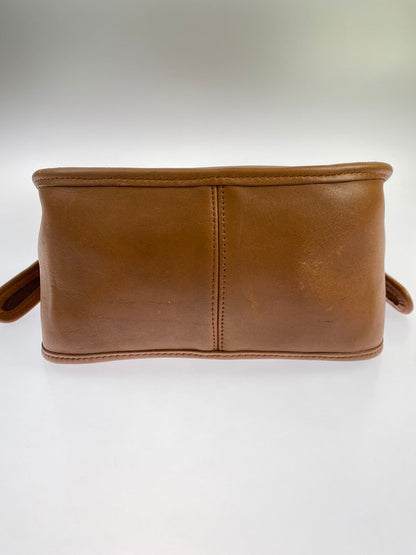 【現状渡し品】【レディース】 OLD COACH オールドコーチ LEATHER SHOULDER BAG CAMEL レザー ショルダーバッグ 180-251116-AS-12-min カラー：キャメル 万代Net店