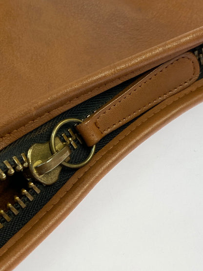 【現状渡し品】【レディース】 OLD COACH オールドコーチ LEATHER SHOULDER BAG CAMEL レザー ショルダーバッグ 180-251116-AS-12-min カラー：キャメル 万代Net店