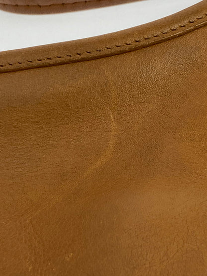 【現状渡し品】【レディース】 OLD COACH オールドコーチ LEATHER SHOULDER BAG CAMEL レザー ショルダーバッグ 180-251116-AS-12-min カラー：キャメル 万代Net店