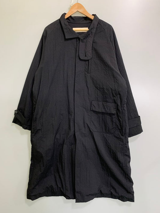 【中古品】【メンズ】 POLYPLOID ポリプロイド 19AW STAND COLLAR COAT 19FW-10-B スタンド カラー コート メンズ アウター 140-251109-em-05-min サイズ：2 カラー：ブラック 万代Net店