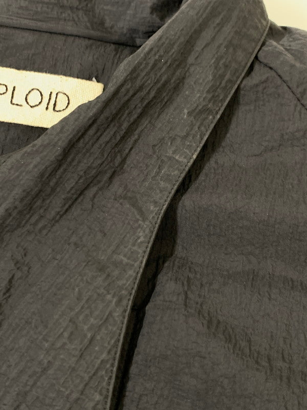 【中古品】【メンズ】 POLYPLOID ポリプロイド 19AW STAND COLLAR COAT 19FW-10-B スタンド カラー コート メンズ アウター 140-251109-em-05-min サイズ：2 カラー：ブラック 万代Net店