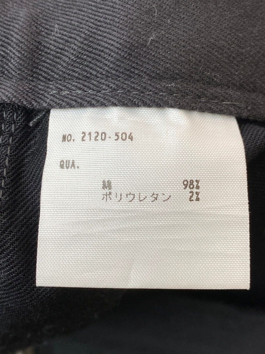 【中古品】【メンズ】 LAD MUSICIAN ラッドミュージシャン 20SS WEPON STRETCH 2T TAPERED WIDE 2120-504 ウエポン ストレッチ 2タック テーパード ワイドパンツ ボトムス 151-251106-kk-81-min サイズ：44 カラー：ブラック 万代Net店