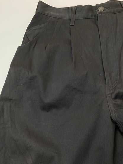 【中古品】【メンズ】 LAD MUSICIAN ラッドミュージシャン 20SS WEPON STRETCH 2T TAPERED WIDE 2120-504 ウエポン ストレッチ 2タック テーパード ワイドパンツ ボトムス 151-251106-kk-81-min サイズ：44 カラー：ブラック 万代Net店