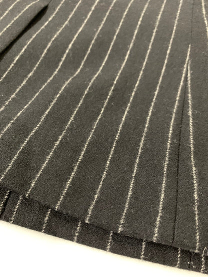 【中古品】【メンズ】 WACKO MARIA ワコマリア WOOL STRIPE JACKET 09AW-TAI-14 ウール ストライプ ジャケット メンズ アウター ２つボタン シングル 142-251109-em-02-min サイズ：M カラー：ブラック（ストライプ柄） 万代Net店