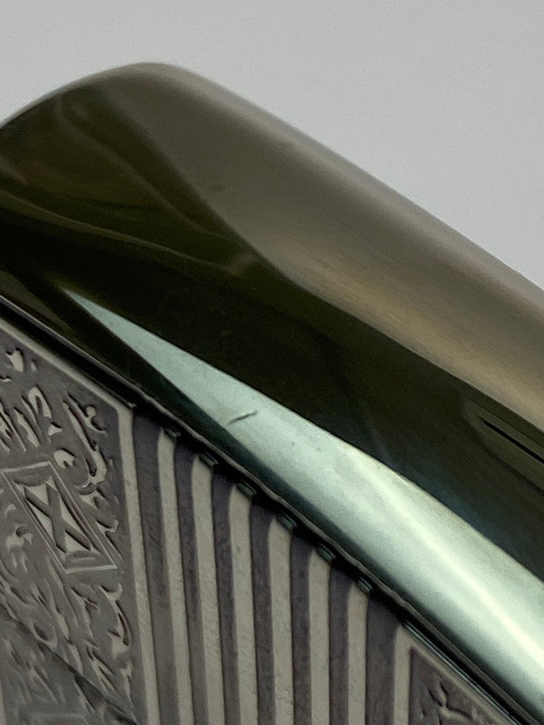 【中古品】【メンズ】 ZIPPO ジッポ ARMOUR ARABESQUE CROSS OIL LIGHTER オイルライター 喫煙グッズ 206-251108-AS-43-min カラー：シルバー 万代Net店