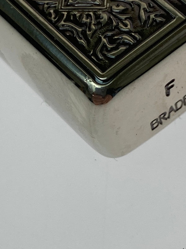 【中古品】【メンズ】 ZIPPO ジッポ ARMOUR ARABESQUE CROSS OIL LIGHTER オイルライター 喫煙グッズ 206-251108-AS-43-min カラー：シルバー 万代Net店