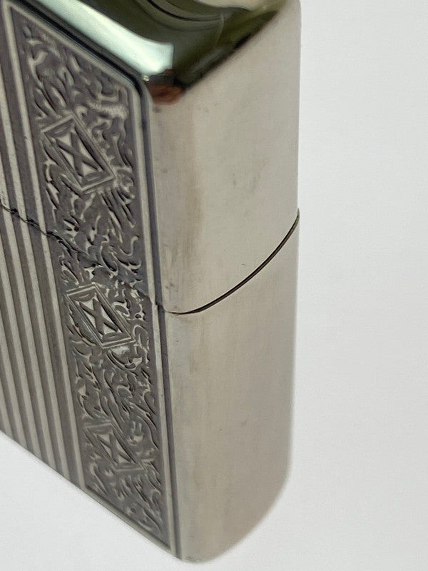 【中古品】【メンズ】 ZIPPO ジッポ ARMOUR ARABESQUE CROSS OIL LIGHTER オイルライター 喫煙グッズ 206-251108-AS-43-min カラー：シルバー 万代Net店