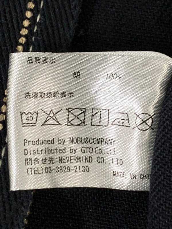 【中古品】【メンズ】 VANSON バイソン COVERALL カバーオール メンズ ジャンプスーツ つなぎ ストライプ アウター コットン 156-251109-em-17-min サイズ：XXL カラー：ブラック（ストライプ柄） 万代Net店