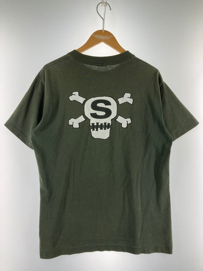 【現状渡し品】【メンズ】 STUSSY ステューシー S SCULL PRINT TEE ショートスリーブ プリント Tシャツ 半袖Tシャツ トップス 142-251107-yn-07-min サイズ：表記なし下記参照 カラー：グリーン系 万代Net店