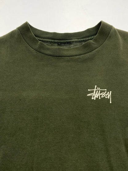 【現状渡し品】【メンズ】 STUSSY ステューシー S SCULL PRINT TEE ショートスリーブ プリント Tシャツ 半袖Tシャツ トップス 142-251107-yn-07-min サイズ：表記なし下記参照 カラー：グリーン系 万代Net店