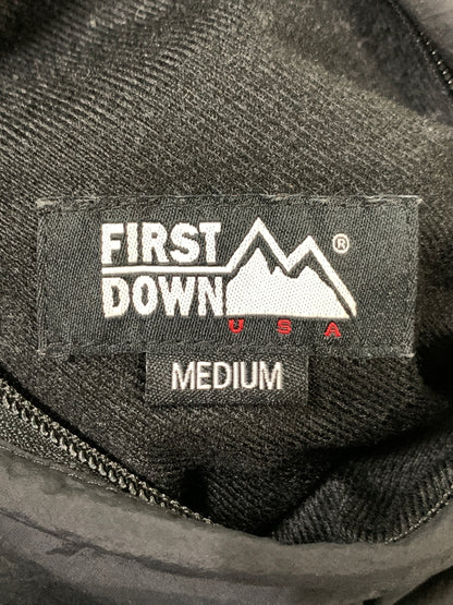 【中古品】【メンズ】 FIRST DOWN ファーストダウン REVERSIBLE FLEECE JACKET リバーシブル フリース ジャケット 193-1554 ボア アウター 144-261023-hu-18-min サイズ：M カラー：ブラック 万代Net店