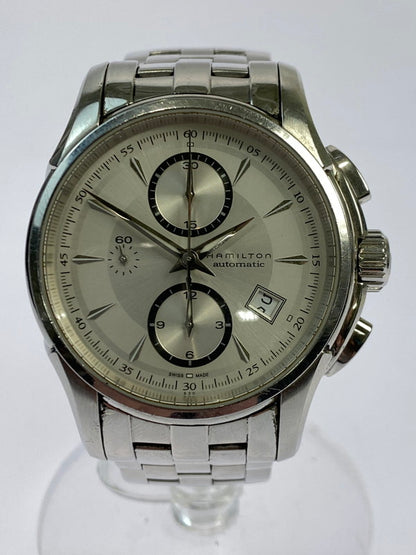 【現状渡し品】【メンズ】 ジャズマスター クロノグラフ 自動巻き時計 H326160 腕時計 197-251112-jt-12-min カラー：シルバー 万代Net店